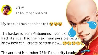 Exposing Braxy Account Got Hacked  Deleting in 50000000 Hours [upl. by Damalis]