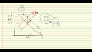 ASAD short and medium run equilibrium [upl. by Lam]