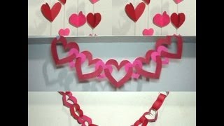 DIY Dia dos Namorados decoração com corações [upl. by Rona869]