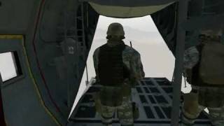 ARMA 2  REALISTIC PARADROP [upl. by Hilleary]