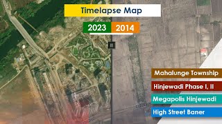 Timelapse Map VTP godrejproperties mahalunge hinjewadi megapolis highstreet mahalunge [upl. by Deeraf]