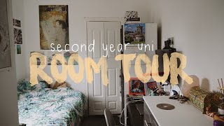 realistic second year uni room tour  small uni room inspiration [upl. by Aamsa]