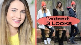 1 Wochenende 3 Outfits I ooobacht [upl. by Radborne]