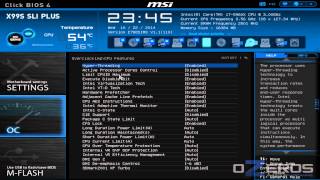 A través de la BIOS MSI X99S SLI PLUS [upl. by Anallise]