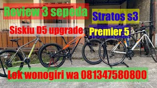 JUAL SEPEDA MURAH stratos s3siskiu d5 premier 5 lok wonogiri wa 081347580800 [upl. by Iorgos]