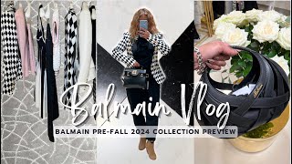 BALMAIN Pre Fall 2024 Collection amp Try On  RTW Bags Shoes  Luxury Shopping Vlog [upl. by Ecyrb315]