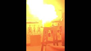 Grain Silo Explosion Demo [upl. by Beltran]