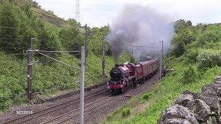 LMS 45699 Barks up Shap on the Cumbrian Mountain Express 23618 [upl. by Nyrem]