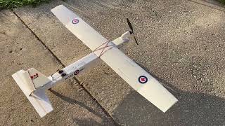 ALBATROS WITH 3D PRINTED WING 71424 KFM2 AIRFOIL VS CLARKY [upl. by Ailemrac]