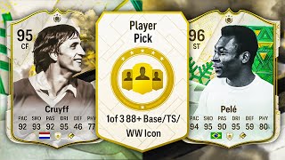 UNLIMITED 88 ICON PLAYER PICKS 👀 FC 24 Ultimate Team [upl. by Folberth581]