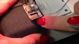 Sewing Machine Tips and Tricks How to Sew a Jeans Hem [upl. by Edi726]