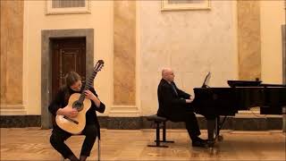 Heitor VillaLobos  Concerto for Guitar with piano Maria Korzeniowska [upl. by Ynnahc]