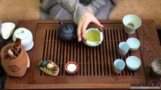 Гун Фу Ча 功夫茶 Китайская чайная церемония Gong Fu Cha Ceremony Chinese Tea Ceremony [upl. by Kemme]