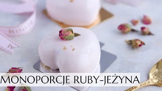 Monoporcje jeżyna  czekolada ruby [upl. by Athalie]