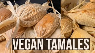 RECIPE HOW TO MAKE VEGAN TAMALES [upl. by Naz]