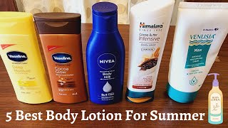 MINI REVIEWS OF 5 BODY LOTIONSBEST AND WORST❌❌5 AFFORDABLE BODY LOTIONSVASELINENIVEAHIMALAYA [upl. by Enirol]