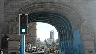 London Tower Bridge Lift Bridge In London [upl. by Ellenohs]