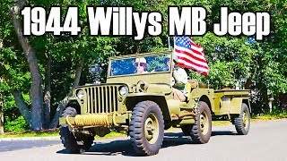 1944 Willys Overland MB World War II Jeep [upl. by Lekar219]