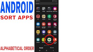 ✅ How To Sort Apps In Alphabetical Order On Android Devices 🔴 [upl. by Tija]