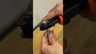 Crimping a 568B cable with Tempos PA1562 PassThrough Crimper [upl. by Ahseki]