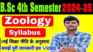 bsc 4th semester zoology syllabus 2024zoology syllabus bsc 4th semester spstudypoint [upl. by Jaco]