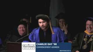 Charlie Days Merrimack College Commencement Address [upl. by Garnette381]