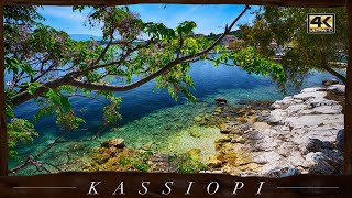 Kassiopi Corfu Greece ● Aerial Drone Views 【4K】 🇬🇷 2022 [upl. by Kaiulani]