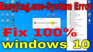 EasyjtagexeSystem ErrorFix 100 Msvcp140dll Missing Windows 10 [upl. by Enenaej]