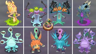 All Monsters Ethereal Workshop with Rares Final Compiled Nickyy  My Singing Monsters [upl. by Gothurd]