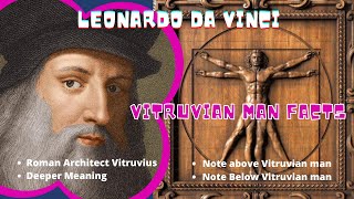 Vitruvian man Facts  Leonardo Da Vinci  Roman Architect Vitruvius [upl. by Safir]