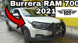 INSTALACION TUMBABURROS O BURRERA PARA RAM 700 2021 500MILESAUTOSHOP [upl. by Elyak]