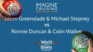 World Indoor Bowls Championship 2024 Jason Greenslade amp Michael Stepney vs Ronnie Duncan amp Colin … [upl. by Blaire]