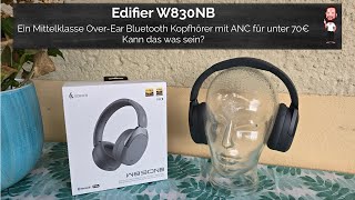 Edifier W830NB  Ein Mittelklasse OverEar Bluetooth Kopfhörer für unter 70€  Kann das was sein [upl. by Ardnovahs]