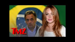 Lindsay Lohan Endorses a Presidential Candidate  TMZ [upl. by Pritchard]