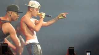 Justin Bieber BoyfriendBaby Shirtless San Jose 62613 HD [upl. by Miriam]