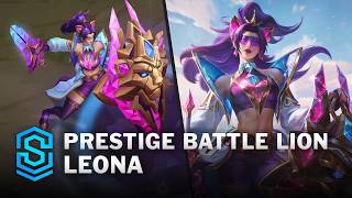 Prestige Battle Lion Leona Skin Spotlight  PreRelease  PBE Preview  League of Legends [upl. by Ditmore852]