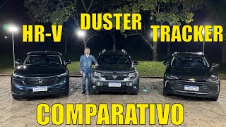 Comparativo Honda HRV x Renault Duster x Chevrolet Tracker [upl. by Dranyar449]