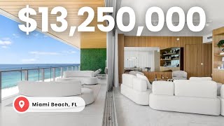 Immaculate 1325 Million Beachfront Flowthrough Miami Beach Condo with Ocean Views  57 Ocean [upl. by Tobi]