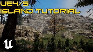 UE4 and UE5 Island tutorial Island heightmap [upl. by Schaefer]