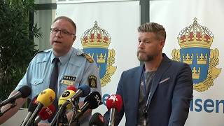 LIVE Polisens presskonferens efter morden [upl. by Newo]