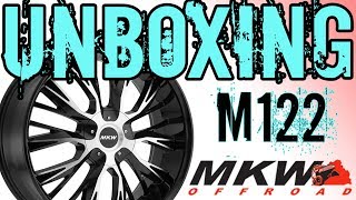 MKW M12220x85 40 Wheel Rim Unboxing [upl. by Clarise]