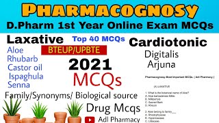 Pharmacognosy MCQ d pharma 1st year Drug family Biological source synonyms mcqs Dpharma MCQs [upl. by Ettigirb621]