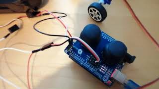 Spider man with RC electric arduino servo robot car VOL2 Radiolink T8FB and R8EF receiver experiment [upl. by Anavahs187]