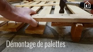 Astuce bricolage  Démonter des planches de palettes  Bricolage Facile [upl. by Stearn]