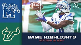 Game Highlights Memphis vs South Florida Oct 12 2024 [upl. by Airtemak]