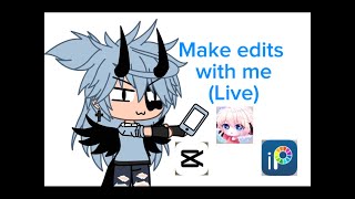 MAKE EDITS WITH ME  taking viewers suggestions Live [upl. by Arac]