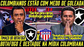 BOTAFOGO é DESTAQUE na MÍDIA COLOMBIANA e GRINGOS FICAM com MEDO quotFOGÃO TEM UMA MÁQUINAquot TIMAÇO [upl. by Mongeau]