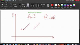 Maths 1ère année lycée maths Vecteurs et translations cours [upl. by Orvie617]