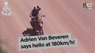 Stage 2  Top moment Van Beveren at 180kmh  Dakar 2017 [upl. by Nudd]