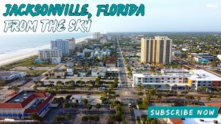 Jacksonville Florida from the Sky Beaches Downtown amp More florida drone sky [upl. by Nyrmac]